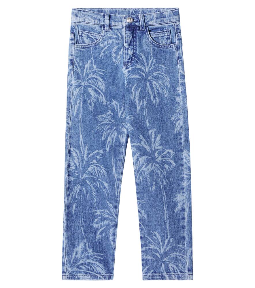 

Джинсы с принтом Balmain Kids, Azure-Blue