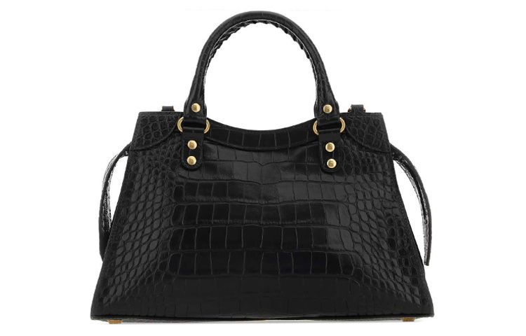 Сумка через плечо из телячьей кожи Balenciaga черная женская — фото 3