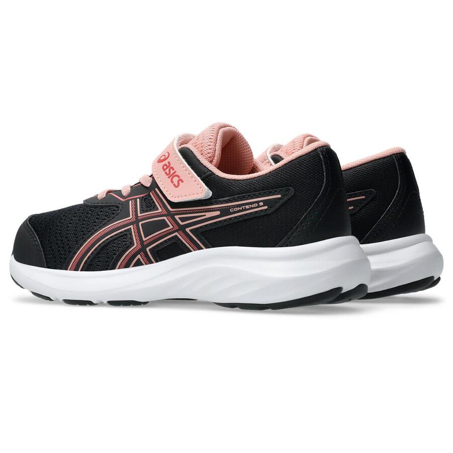 Детские мультиспортивные кроссовки ASICS Gel-Contend 9 PS — чёрный/тёмно-розовый — фото 3