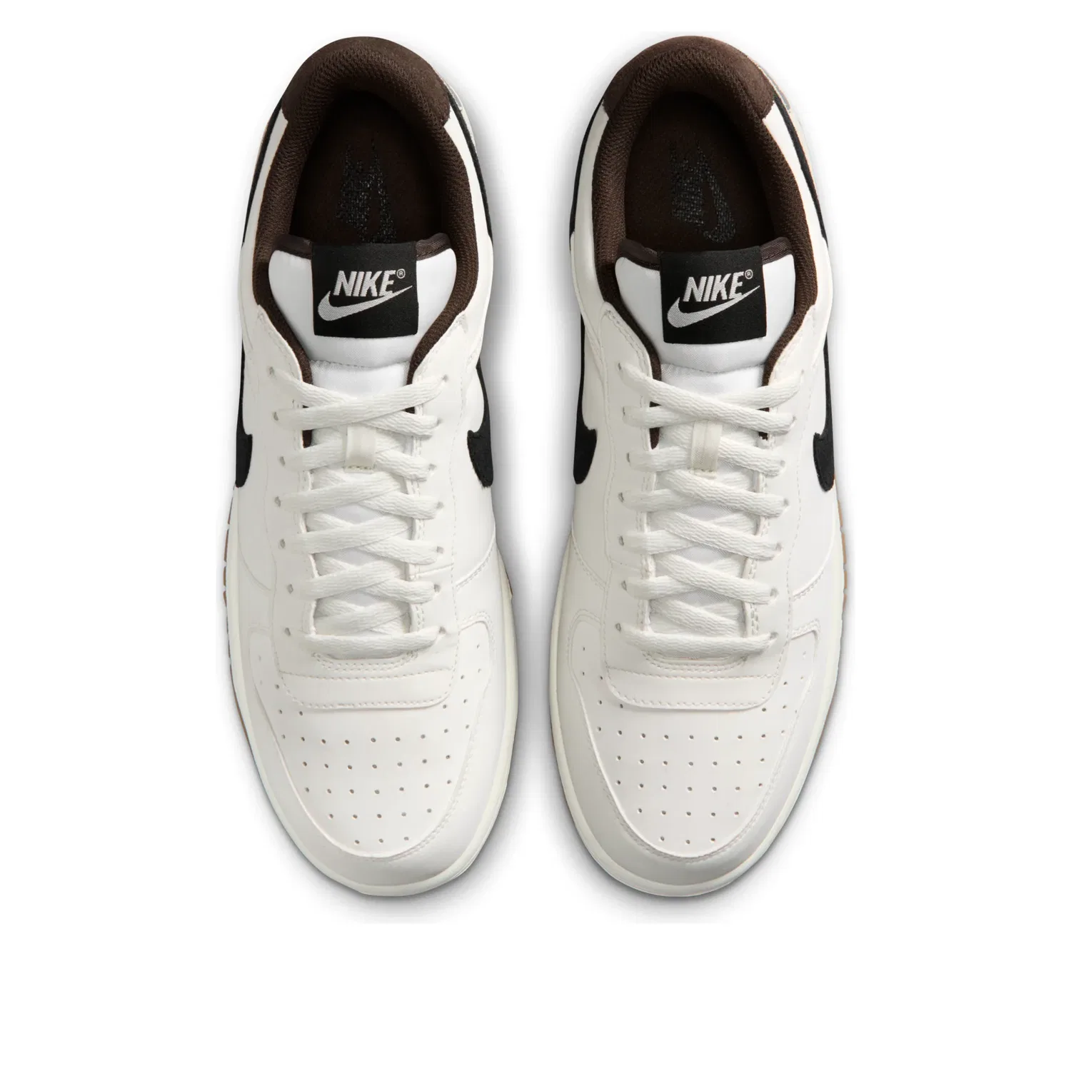 Кроссовки Nike Big Low Lux 'Sail White Medium Brown Black' 854166-101, белый — фото 2