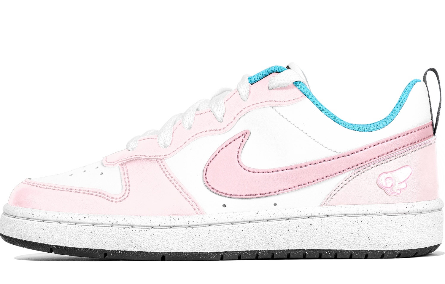 

Nike Court Borough Low Cushioning, Wear Resistant Low Top детские скейтбординг кроссовки Light Pink для подростков
