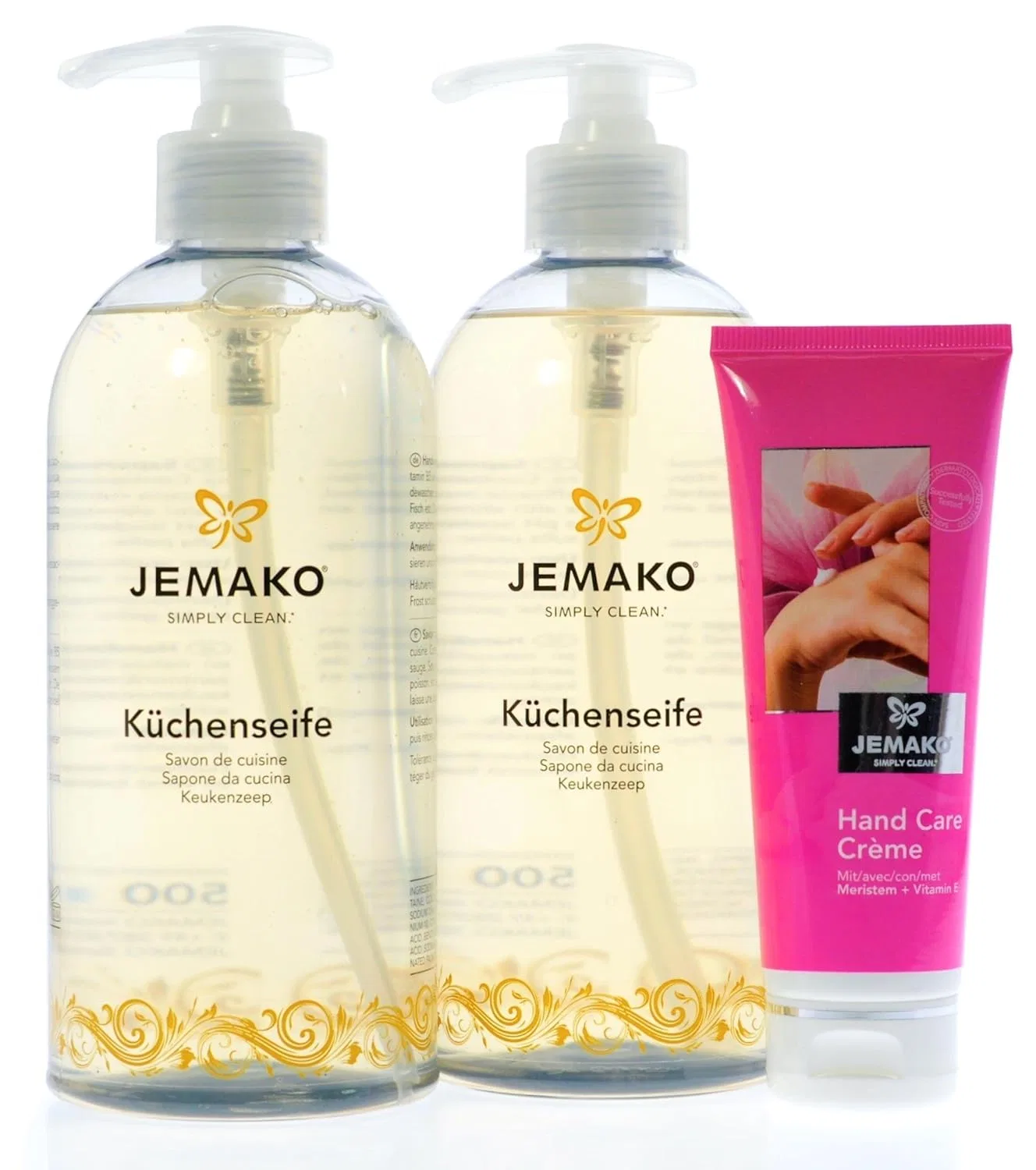 Набор: кухонное мыло и крем для рук от Jemako Jemako