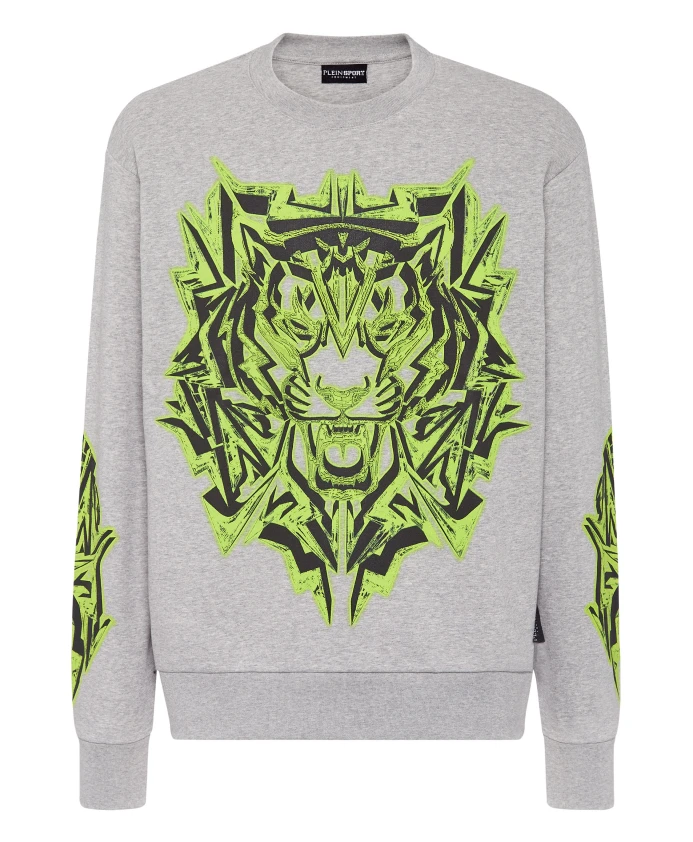 

Толстовка, как у Громового Тигра Plein Sport, серый