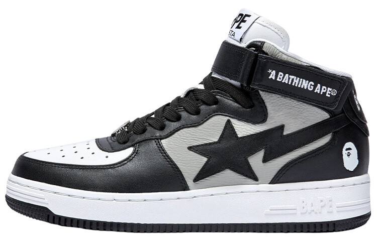 

Bape Стильные женские кроссовки для скейтбординга средней высоты