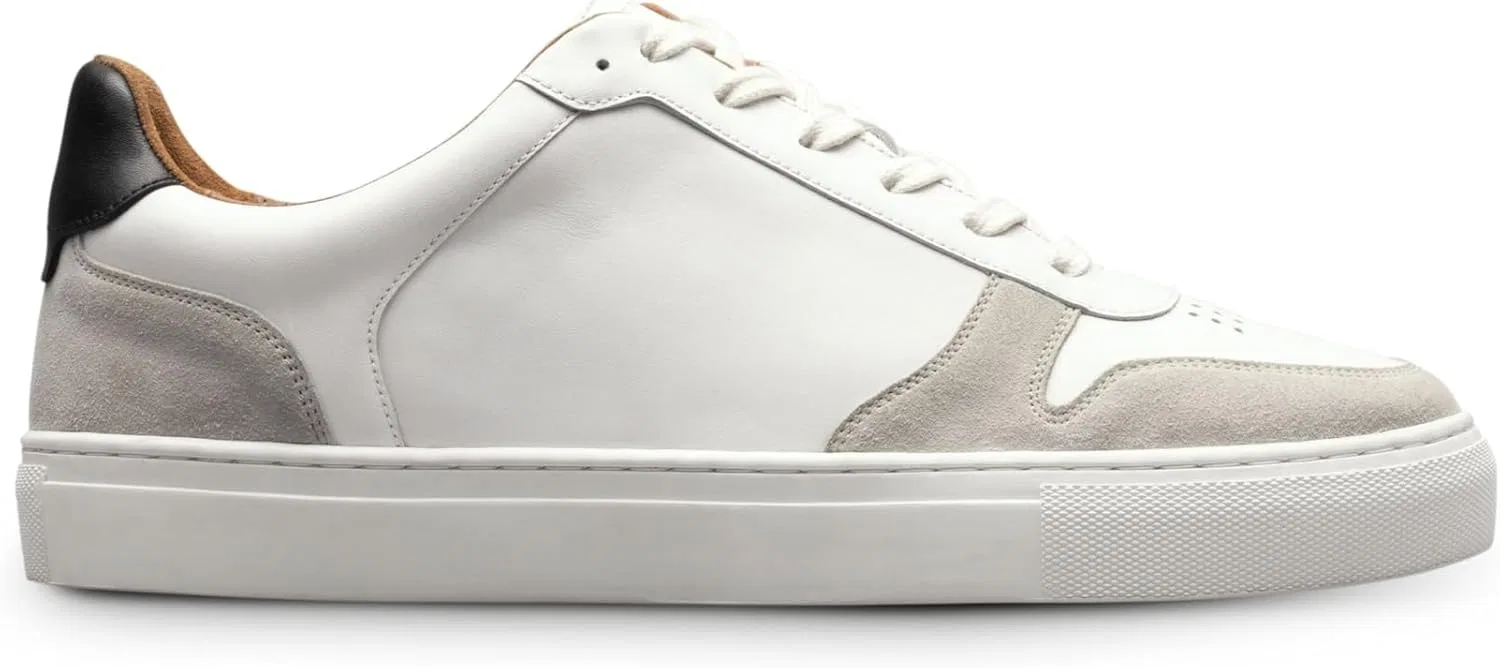 Мужские кроссовки Allen Edmonds Floyd, White Leather — фото 3