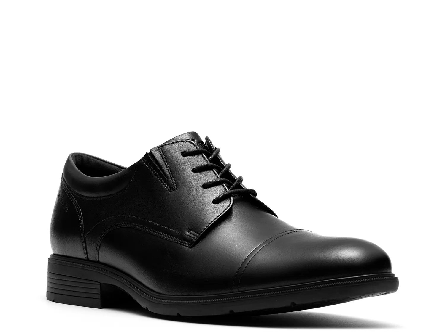 

Оксфорды Clarks Steadwell Cap Oxford, Black Leather