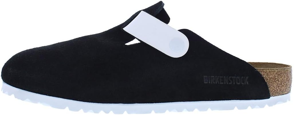 Унисекс сабо Birkenstock Boston с мягкой стелькой, черный/черный — фото 3
