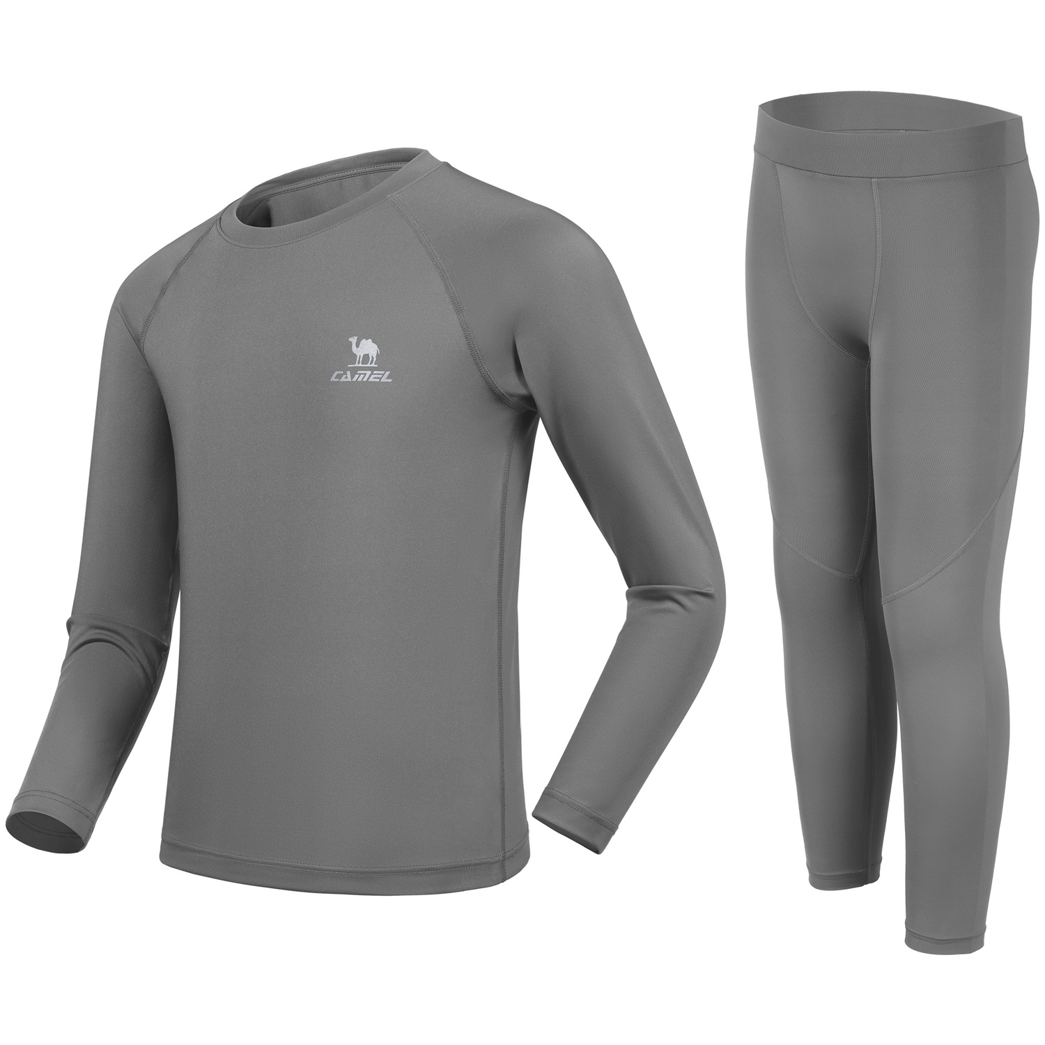 

Детская спортивная футболка с круглым вырезом CAMEL, downpour серый