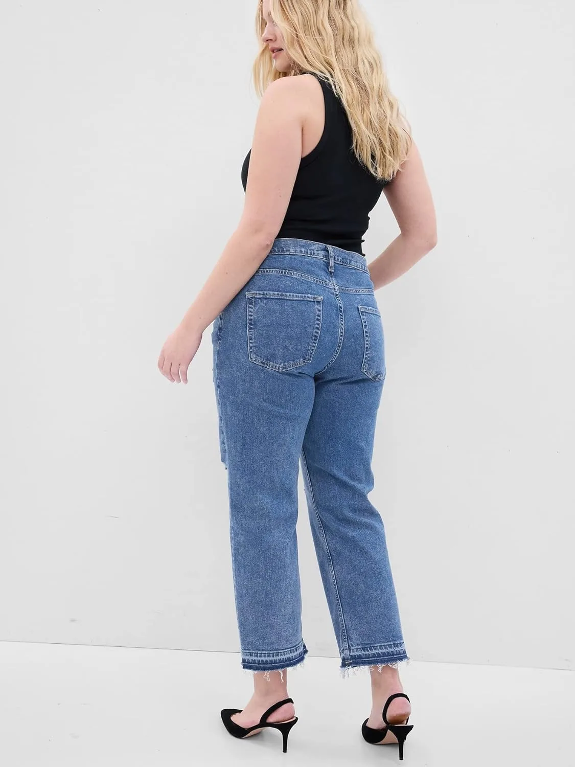 Джинсы женские Low Rise Gap, Dark Wash — фото 2