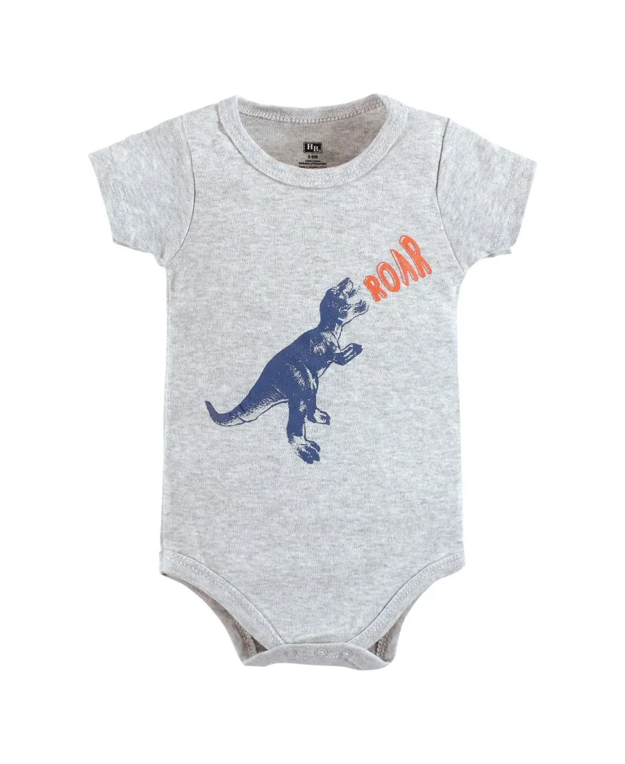 Хлопковый боди, шорты и комплект обуви Hudson Baby, Dino Roar — фото 3