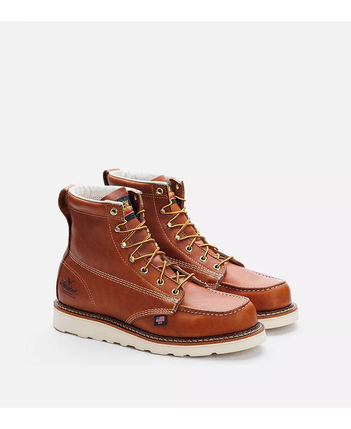 Мужские рабочие ботинки American Heritage 6" Tobacco Moc Toe Thorogood, коричневый — фото 4