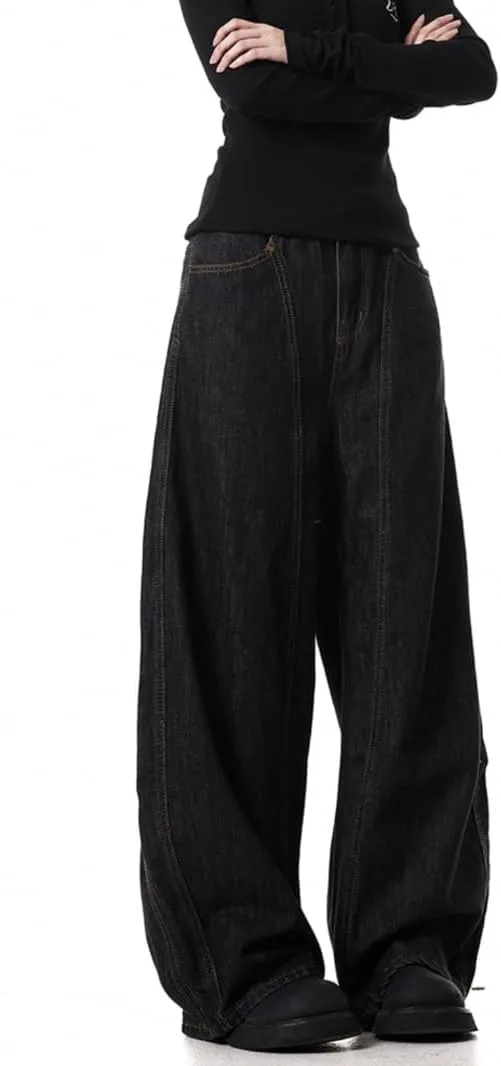 

Женские джинсы Barrel Wide Leg с высокой посадкой TYHOTULY