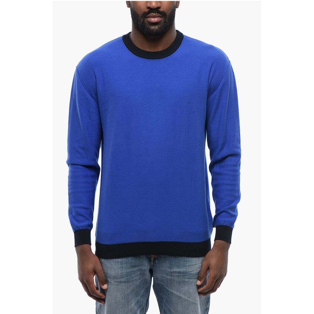 

Синий хлопковый свитер Woolrich, Blue