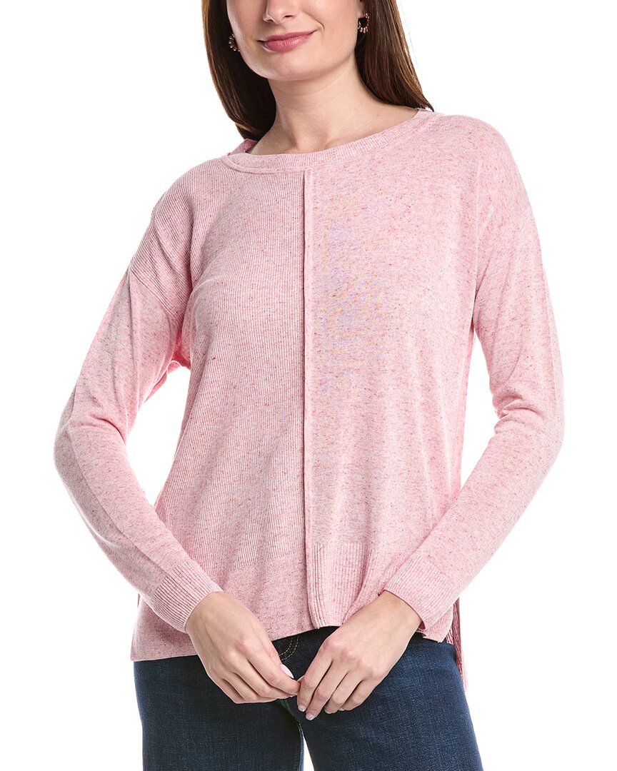 

Свитер Lafayette 148 New York из льняной смеси, многослойный, красный