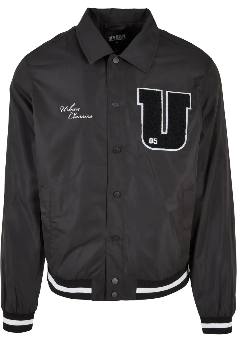 

Куртка студенческая URBAN CLASSICS " Urban Classics Men's Sports College Jacket" (1 шт.), без капюшона, черный