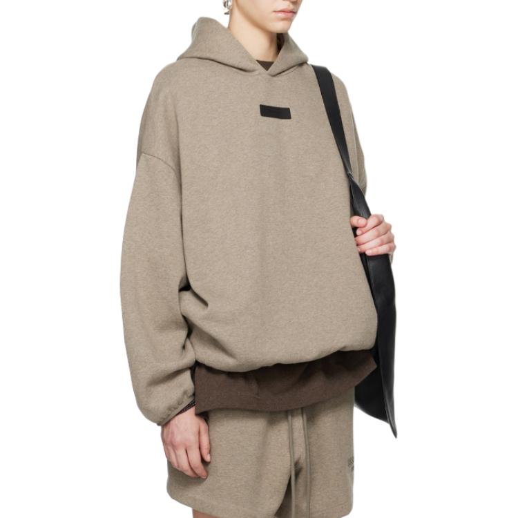 Худи Fear of God Essentials Hoodie 'Heather Grey', серый — фото 3