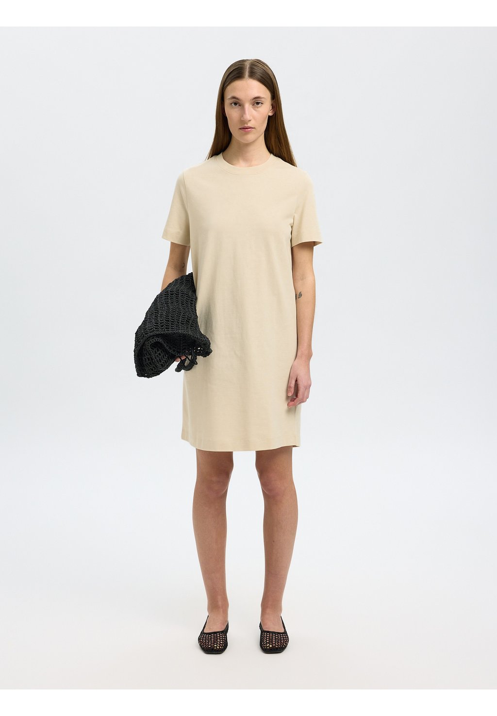 

Повседневное платье SLFESSENTIAL Selected Femme, кремовый
