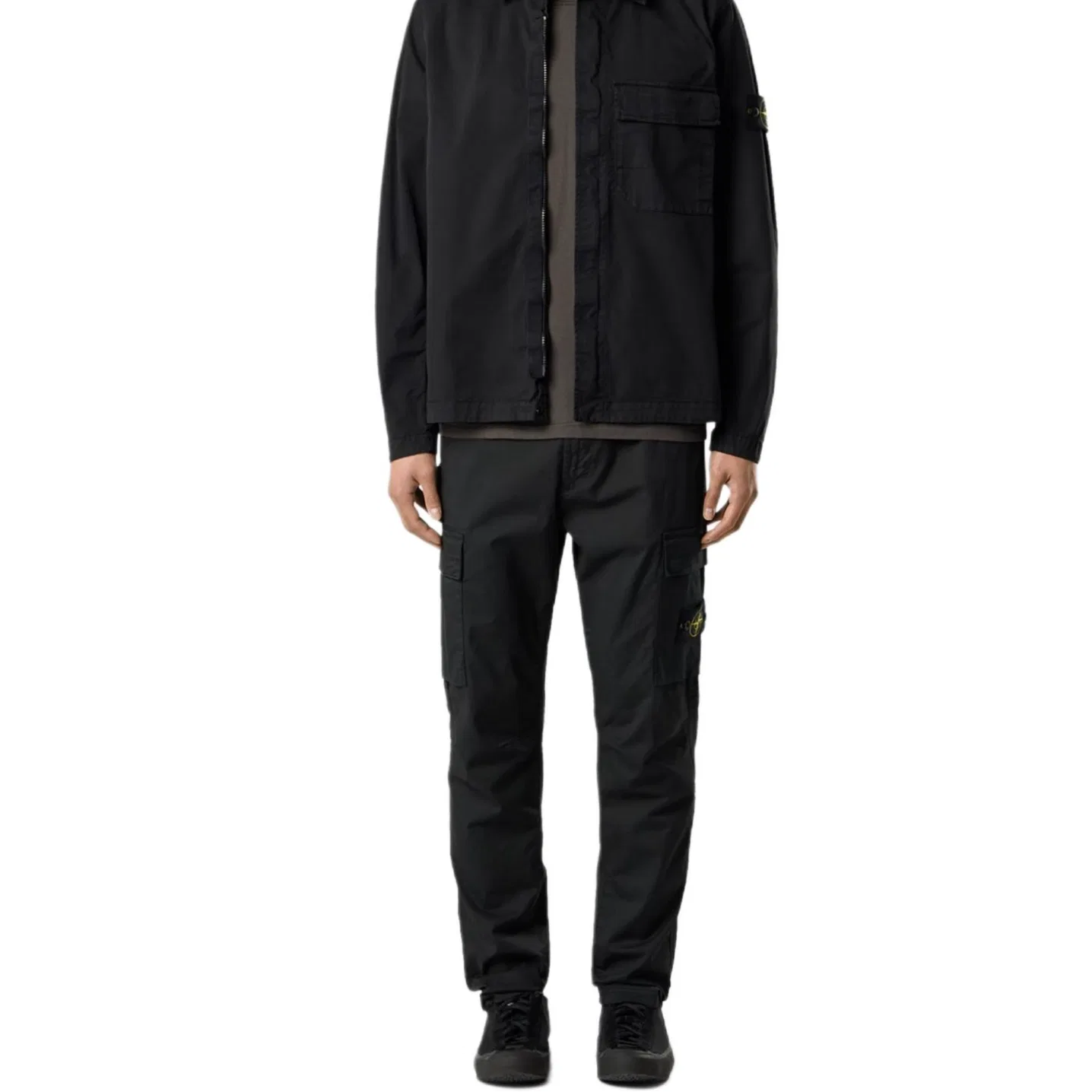 Карго-брюки STONE ISLAND мужские черные — фото 4