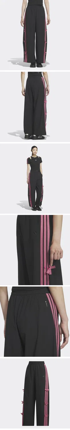 Женские тканые брюки Dance, чёрно-розовые, от Adidas — фото 4