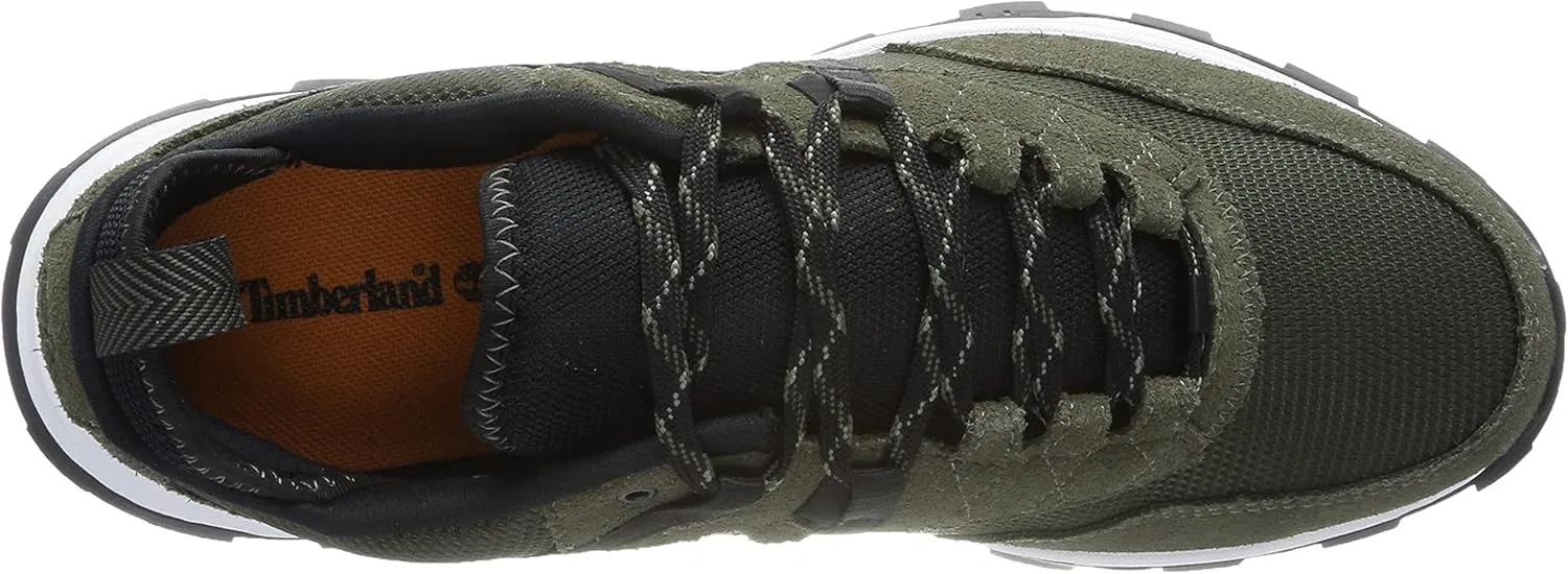 Мужские кожаные кроссовки Timberland Euro Rock с завышенной высотой носка, пшеничный цвет, Leaf Green — фото 4