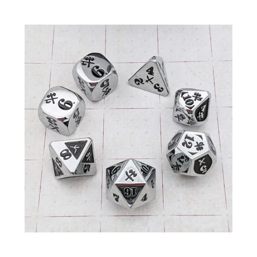 

Режущий урон — металл, хром с черным (7), Damage Dice