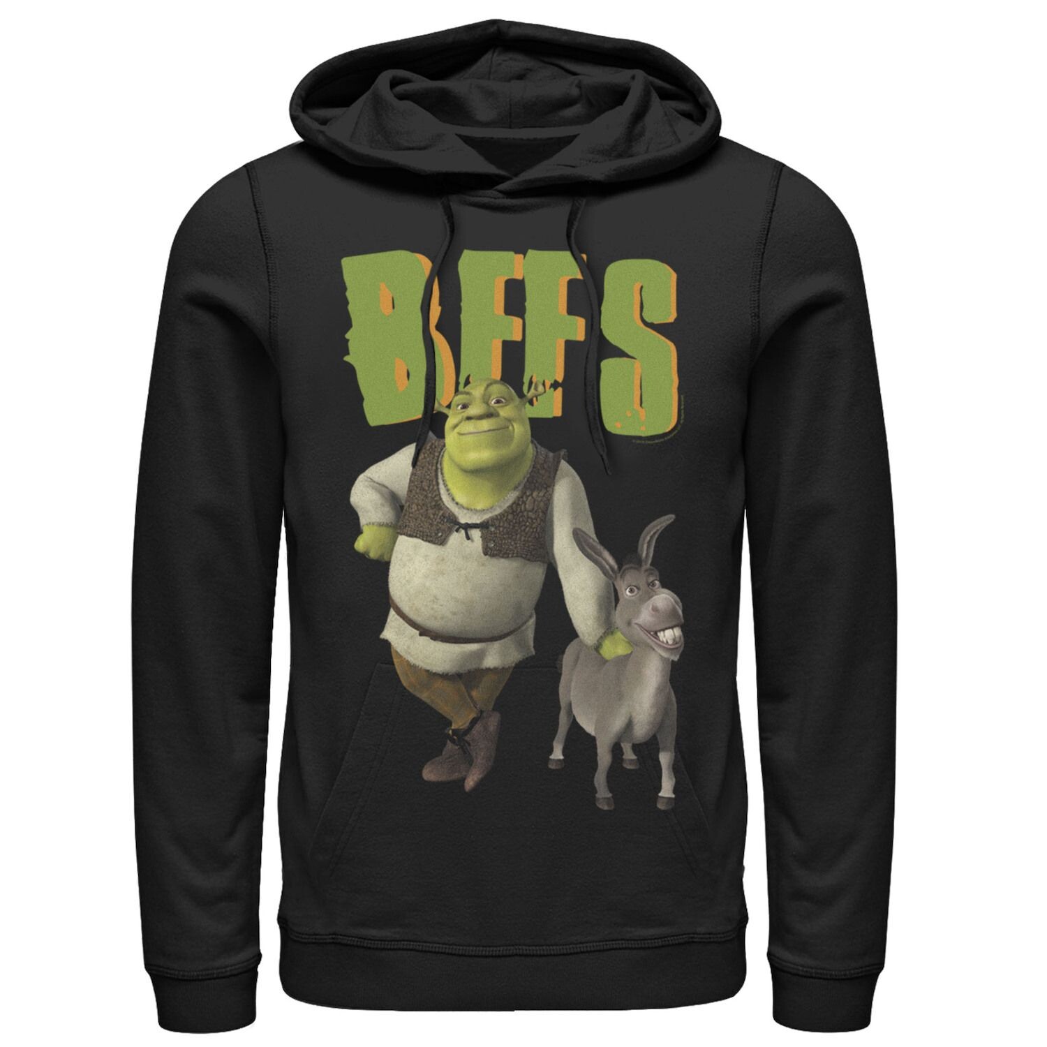 

Мужская толстовка с капюшоном «Шрек 2 и осел BFFS» Licensed Character