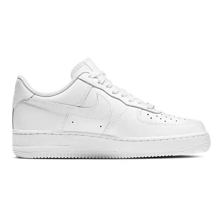 Кроссовки Nike Air Force 1 Skateboarding Shoes Women's Low-top Black/white, белый — фото 2