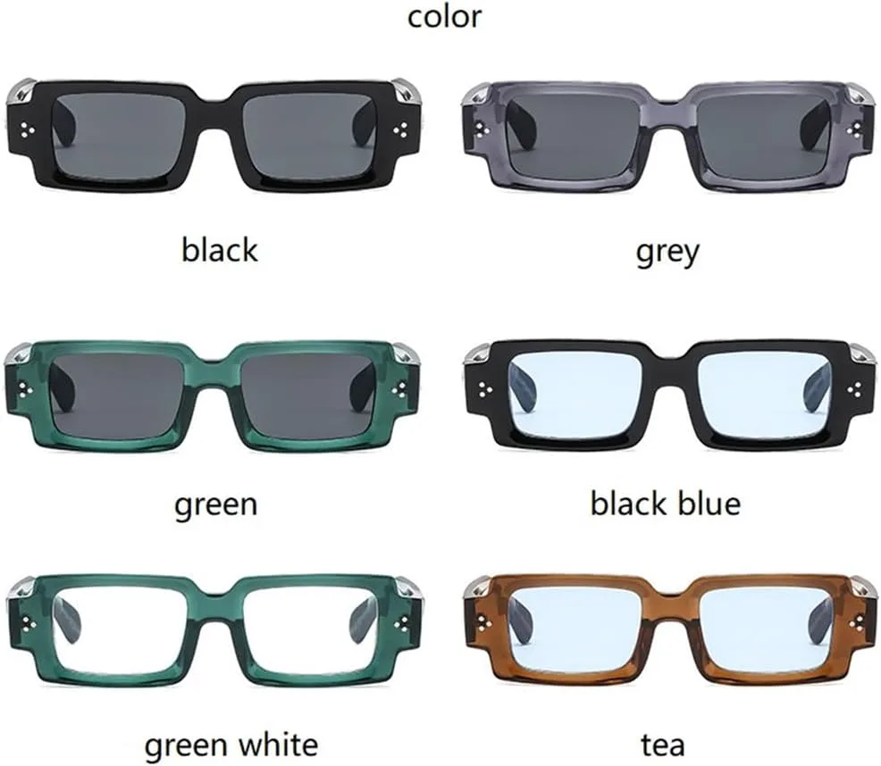 

Солнцезащитные очки UV400 с заклепками, прозрачный градиентный дизайн, панк, для женщин и мужчин, для бега и занятий спортом на открытом воздухе UYPTK, Black