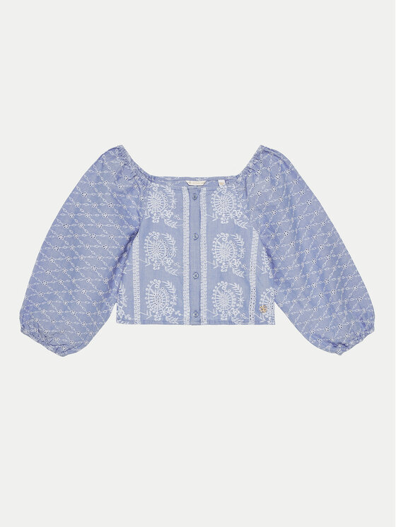 

Блузка обычного кроя J5GH08WH7K0 Guess, синий