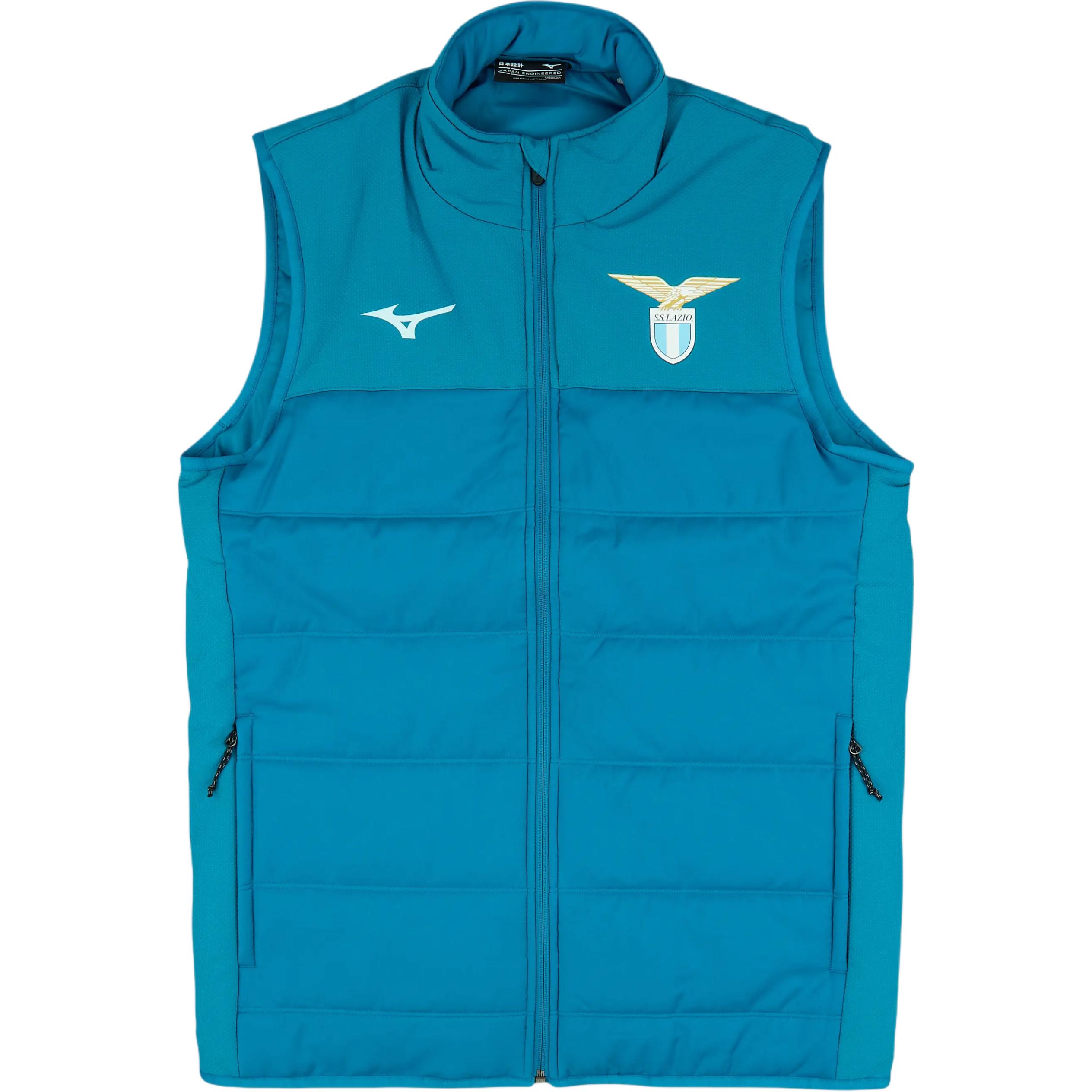 

Mizuno Жилет мужской Blue Stand Collar Moderate Others