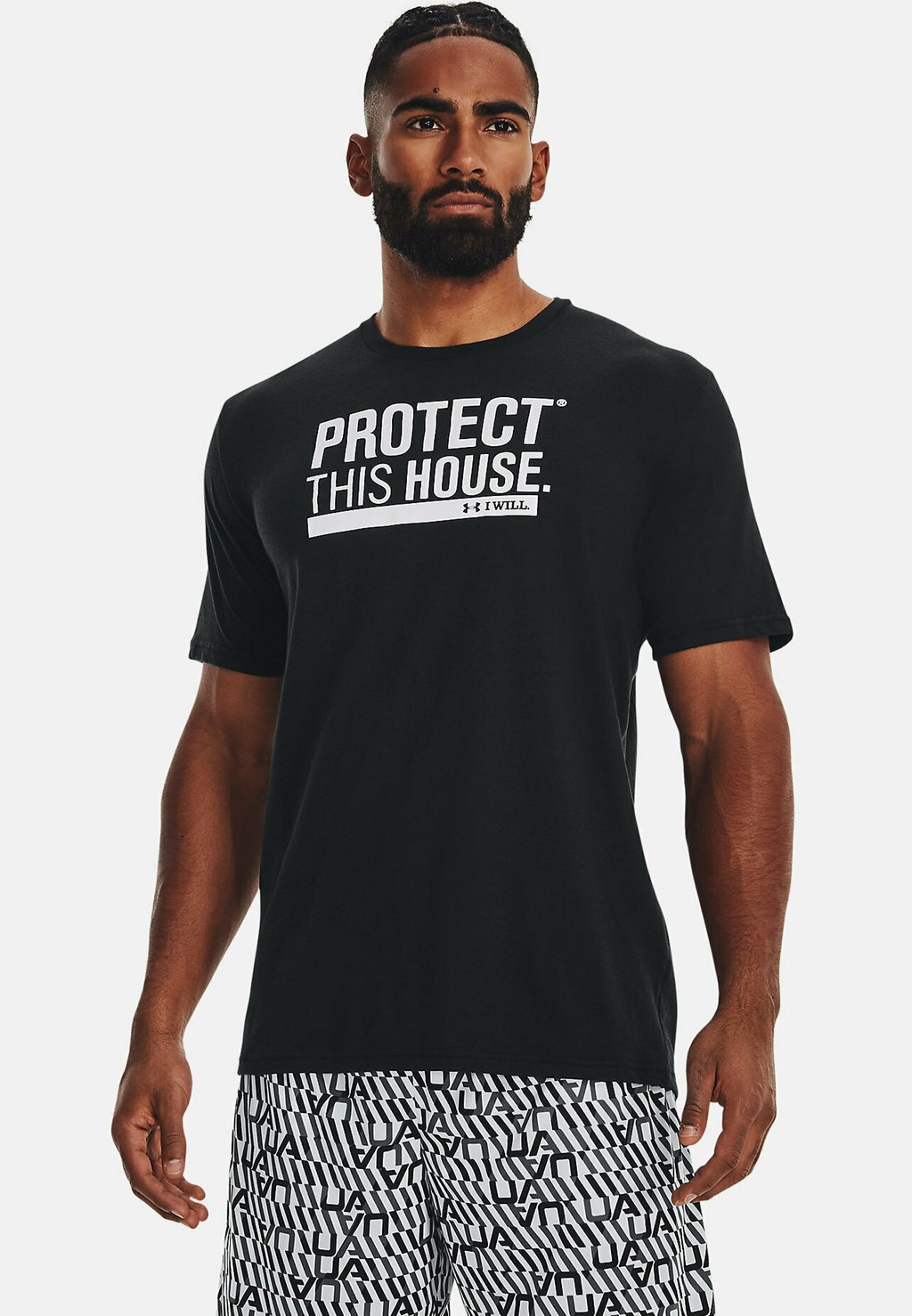 

Рубашка с принтом Under Armour PROTECT THIS HOUSE, цвет Black, Черный, Рубашка с принтом Under Armour PROTECT THIS HOUSE, цвет Black