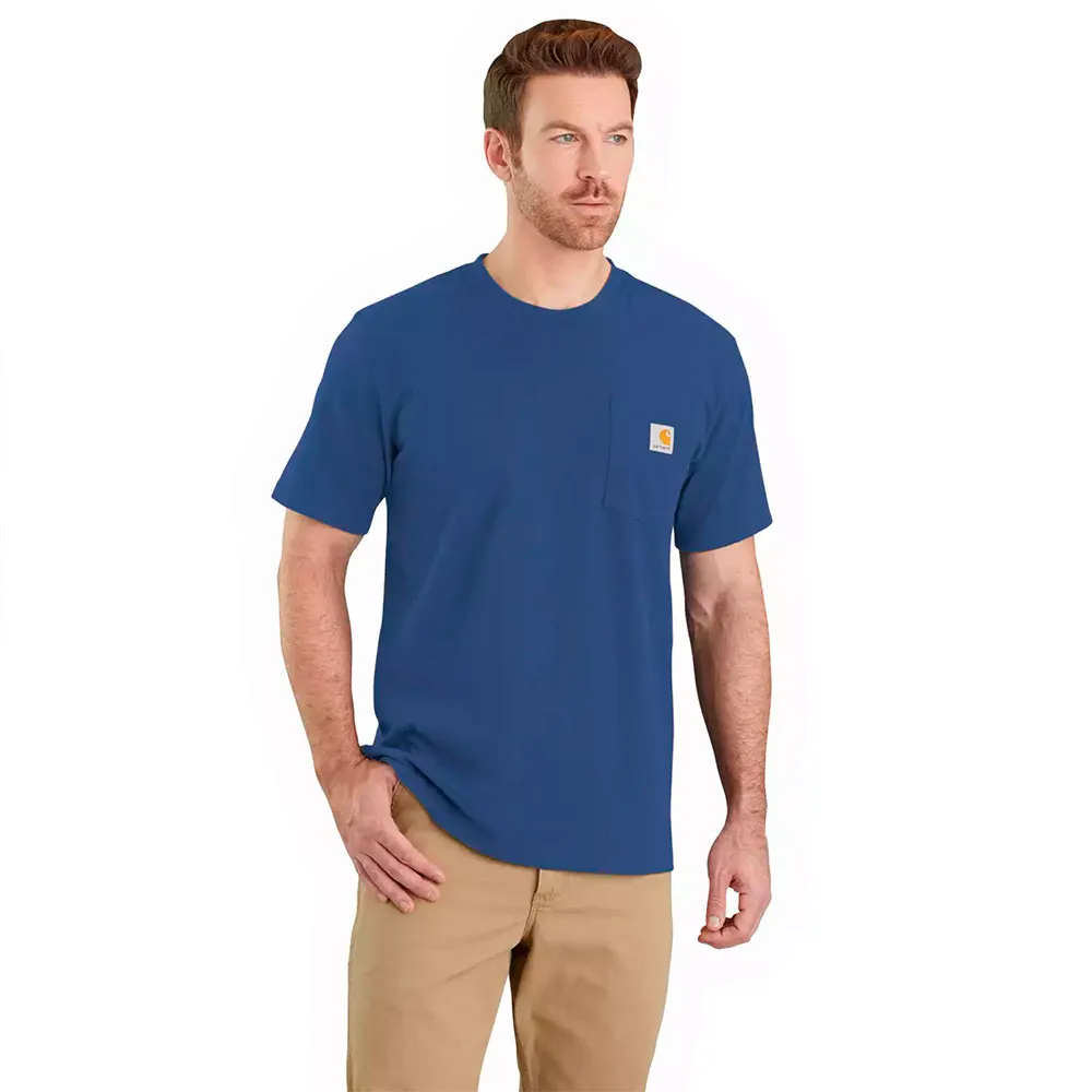 

Футболка с коротким рукавом Carhartt K87 Relaxed Fit, синий