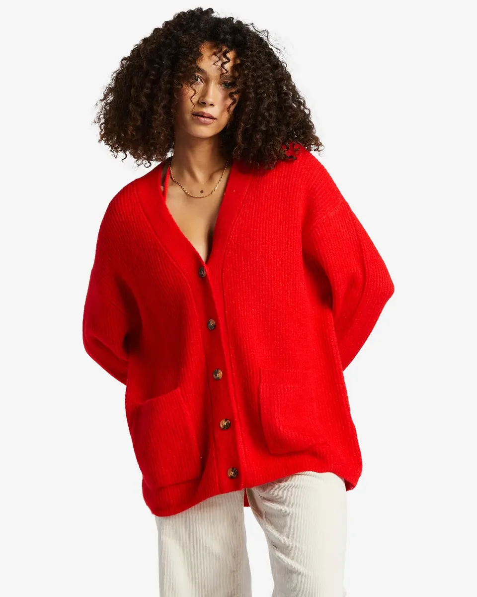 

Кардиган Billabong "So Chill", цвет Rad Red