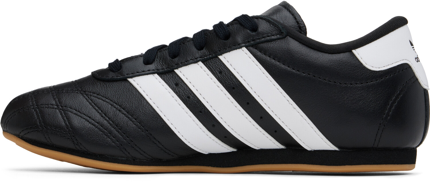 Черные кружевные кроссовки для тхэквондо Adidas Originals, Core black/Cloud white/Gum — фото 3