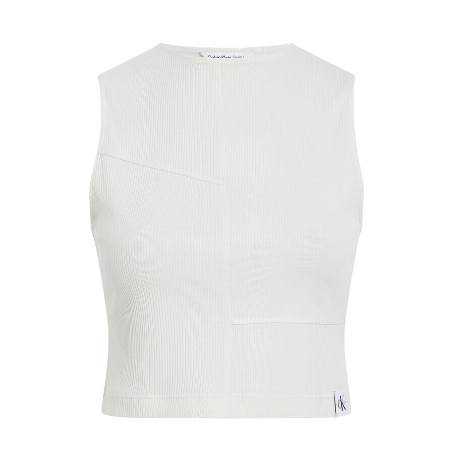 

Укороченный топ Calvin Klein Jeans Top, белый