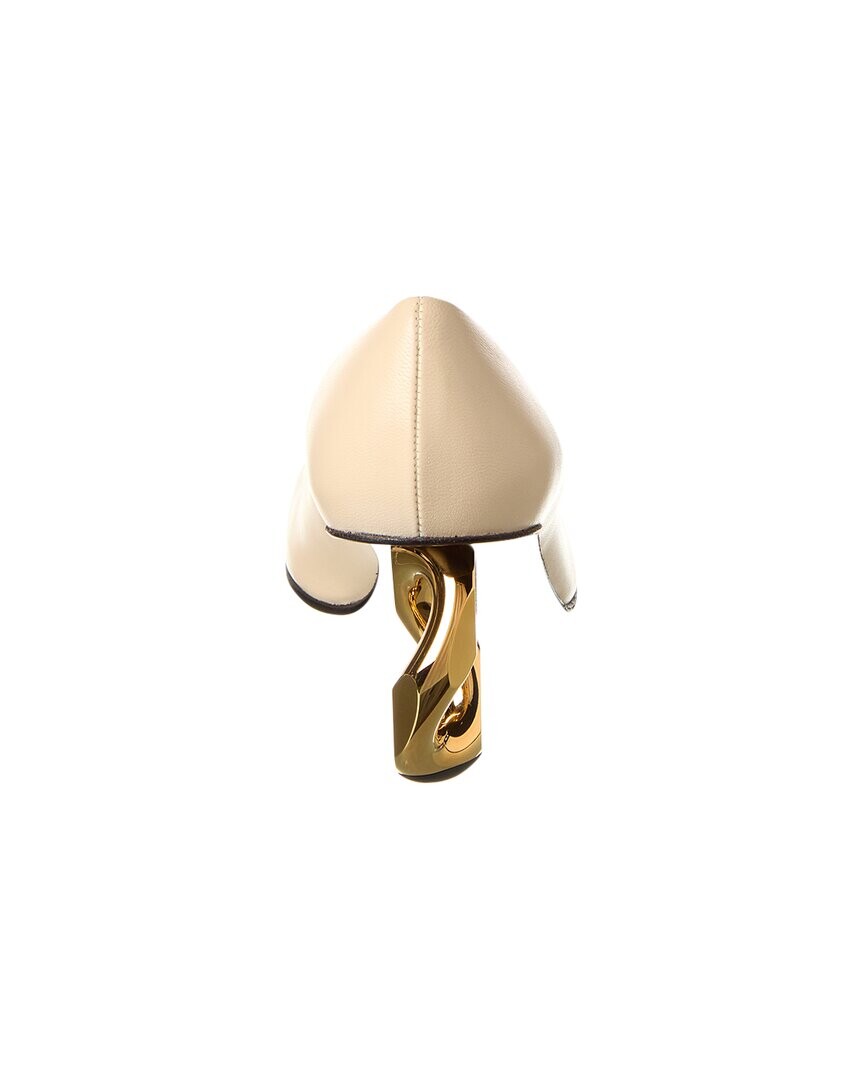 

Кожаные туфли JW Anderson с цепочкой, белый