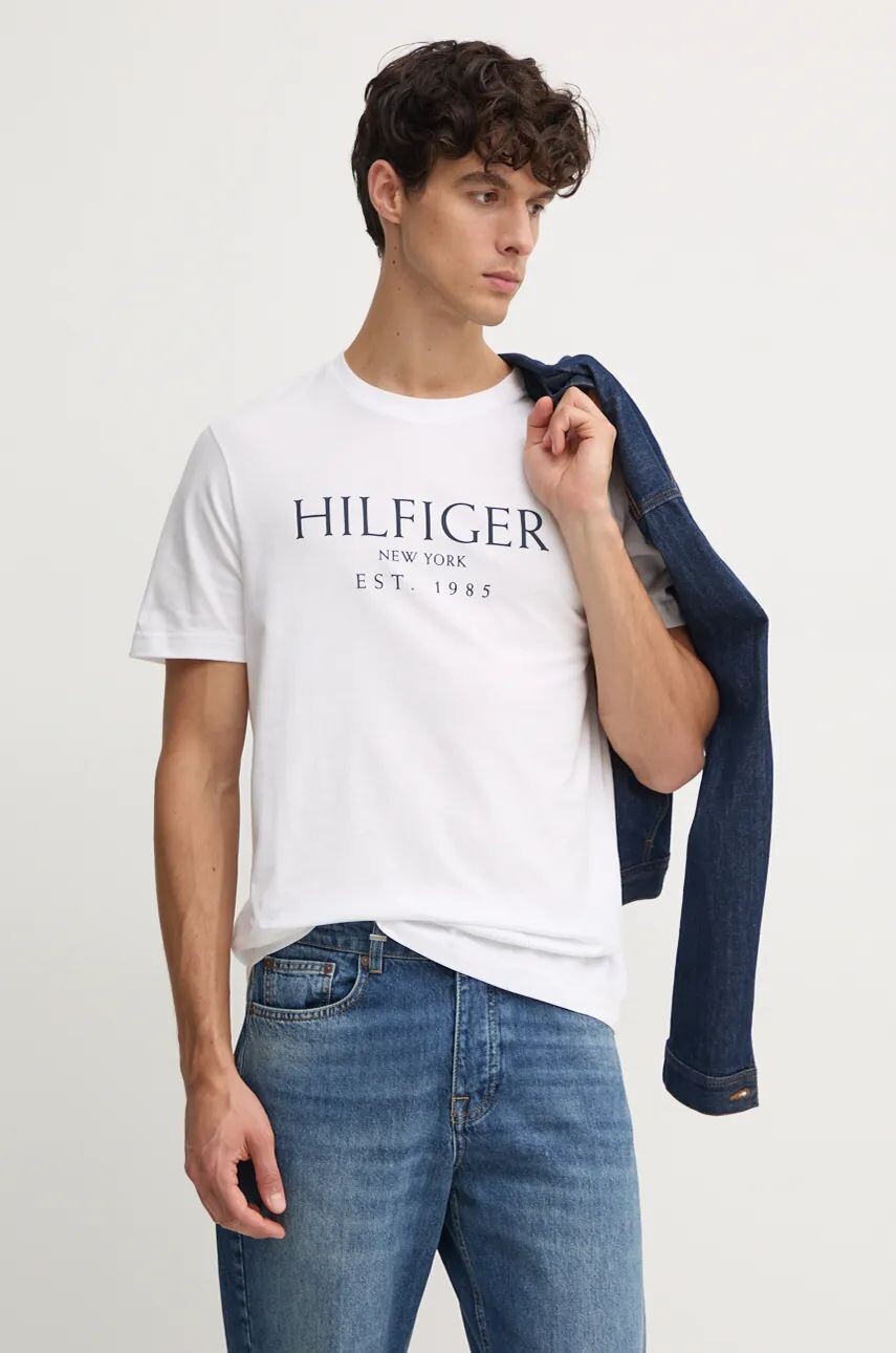 

Хлопковая футболка Tommy Hilfiger, белый