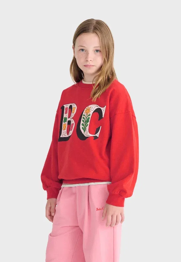 Свитшот Bobo Choses Spring Letters, красный — фото 2