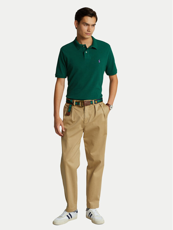 Рубашка-Поло с завышенной талией 710782592016 Polo Ralph Lauren, зеленый — фото 2