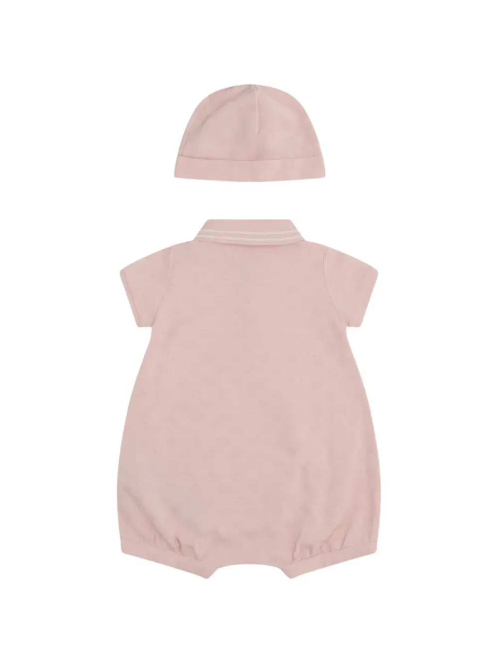 Детский комплект одежды с воротником-поло Gucci Kids, розовый — фото 2