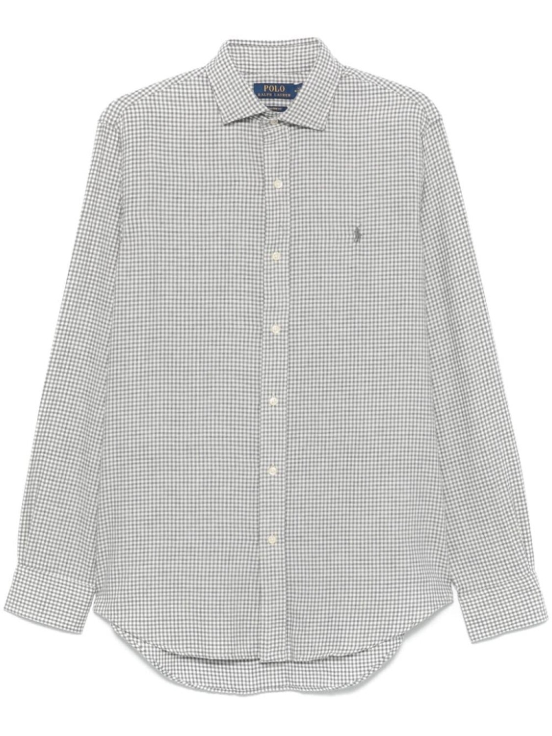 

Polo Ralph Lauren рубашка в клетку гингем, белый