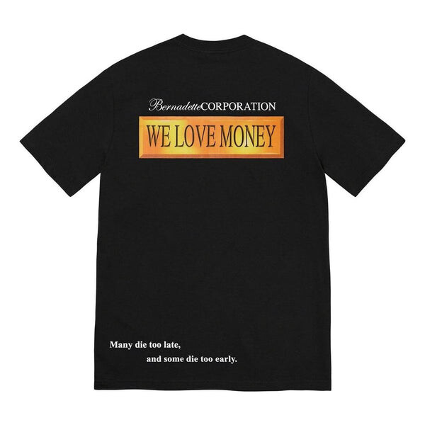 Футболка x bernadette corporation money t-shirt 'black gold' Supreme, черный — фото 2