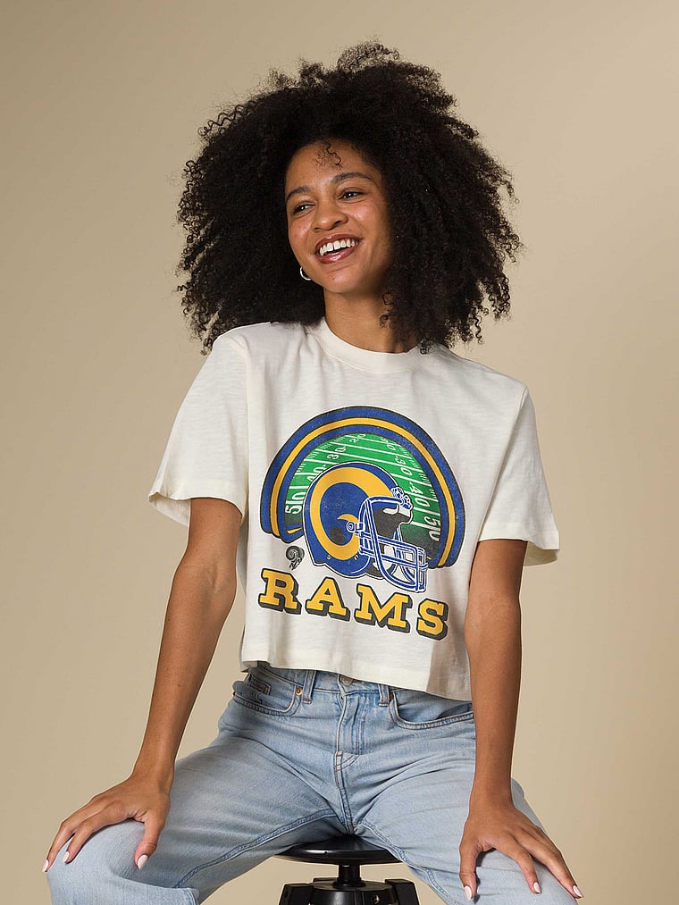 

Футболка Los Angeles Rams Game Time Junk Food Clothing, белый