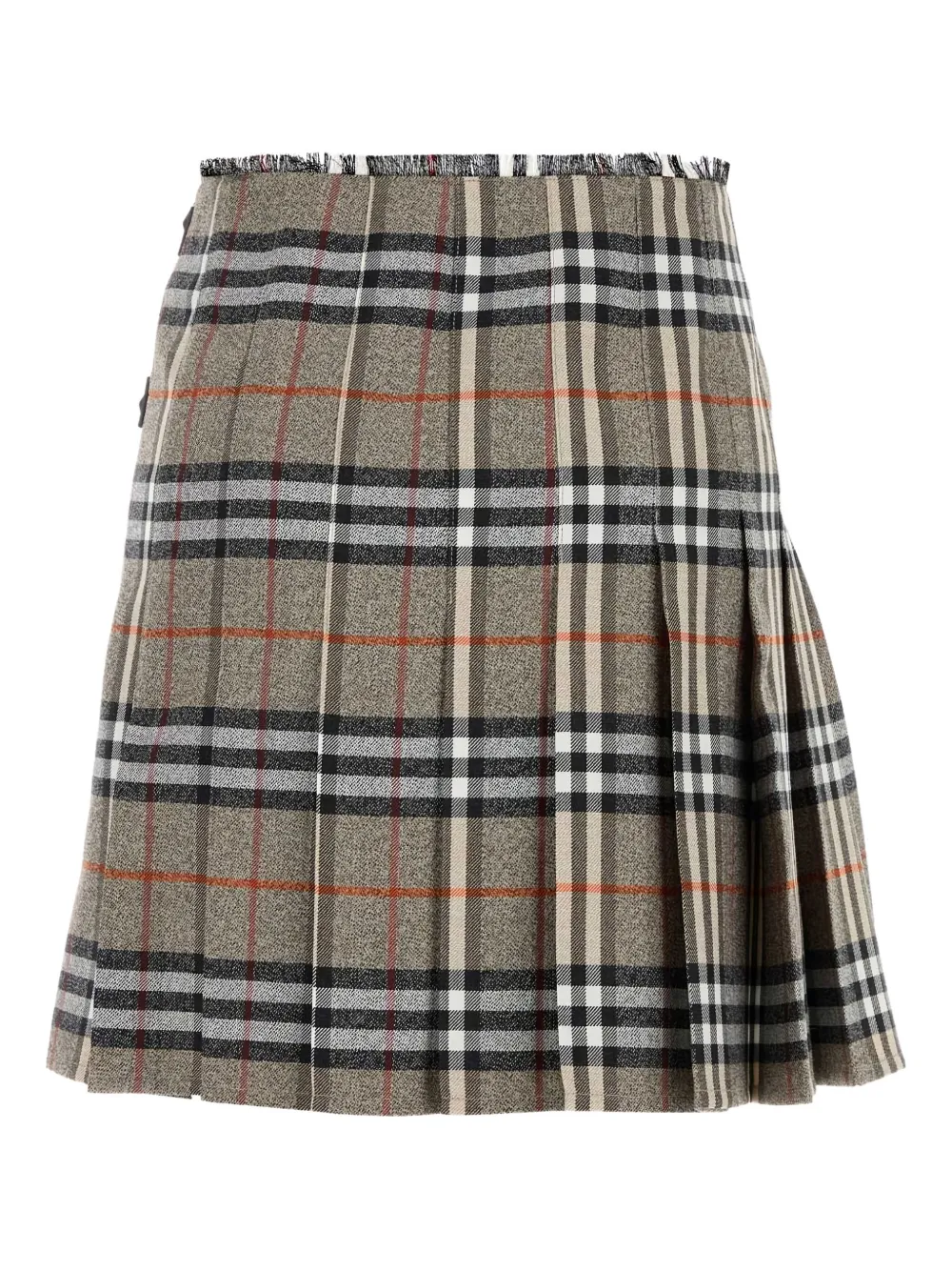 Юбка Burberry, женская, шерстяная, серый — фото 2