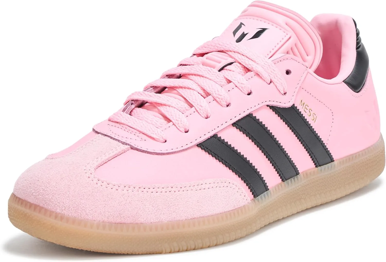 Мужские кроссовки Adidas Samba Messi, светло-розовый/черный