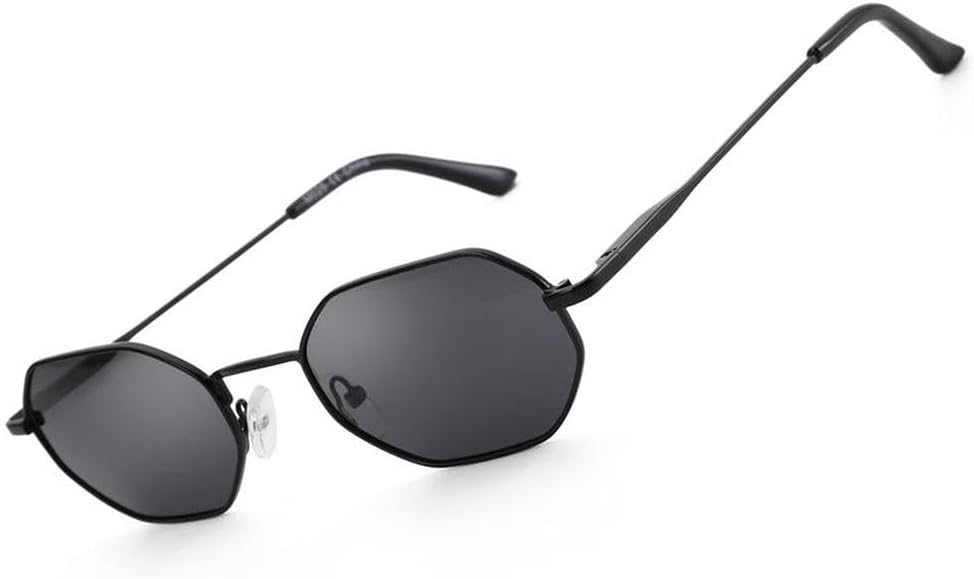 

Универсальные поляризованные солнцезащитные очки в стиле хиппи с металлической оправой, прямоугольной формы, с защитой от УФ-излучения UV400, для вождения JWMSXYQR, 005