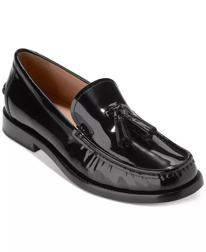 Женские лоферы Lana Lux с кисточками Cole Haan, черный