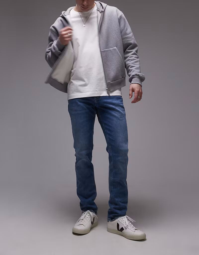 

Узкие джинсы Tommy Jeans Scanton средней потертости