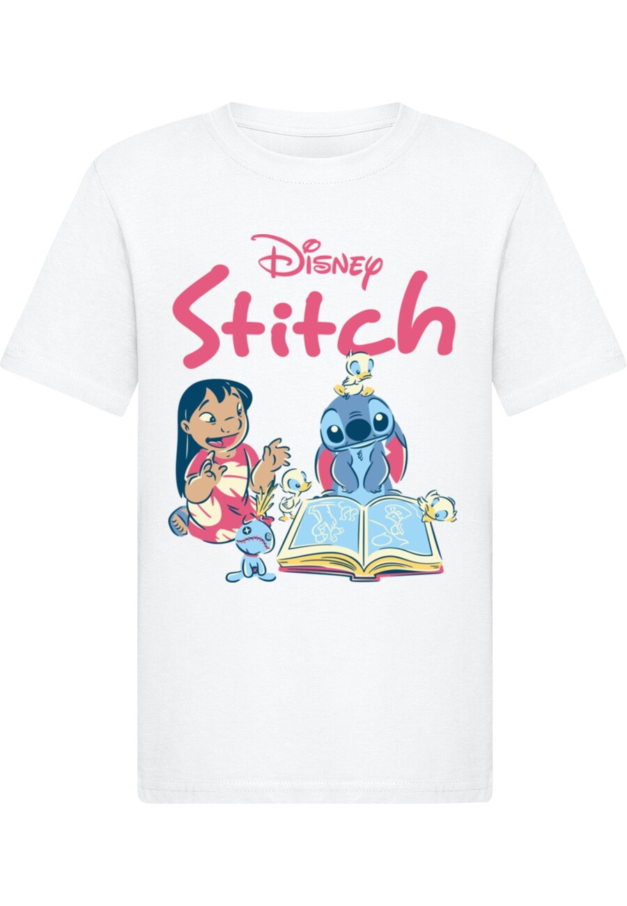 

Рубашка Merchcode Lilo & Stitch Reading Time, белый