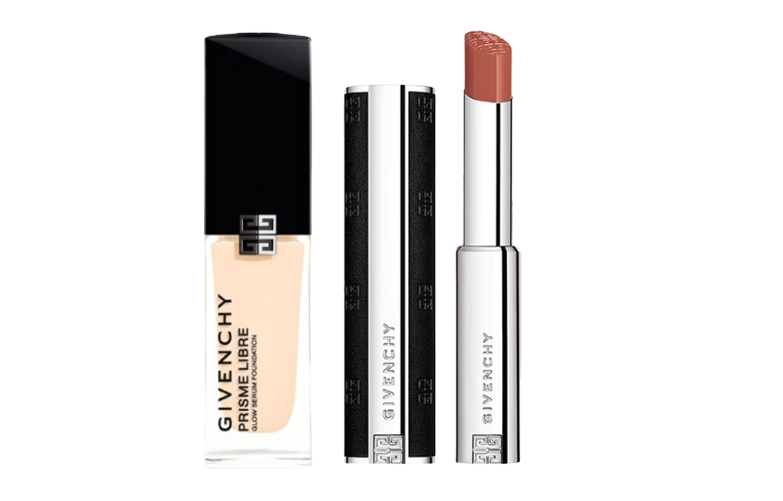 

Тональная основа Radiant Essence с сатиновым финишем и блеск для губ Givenchy